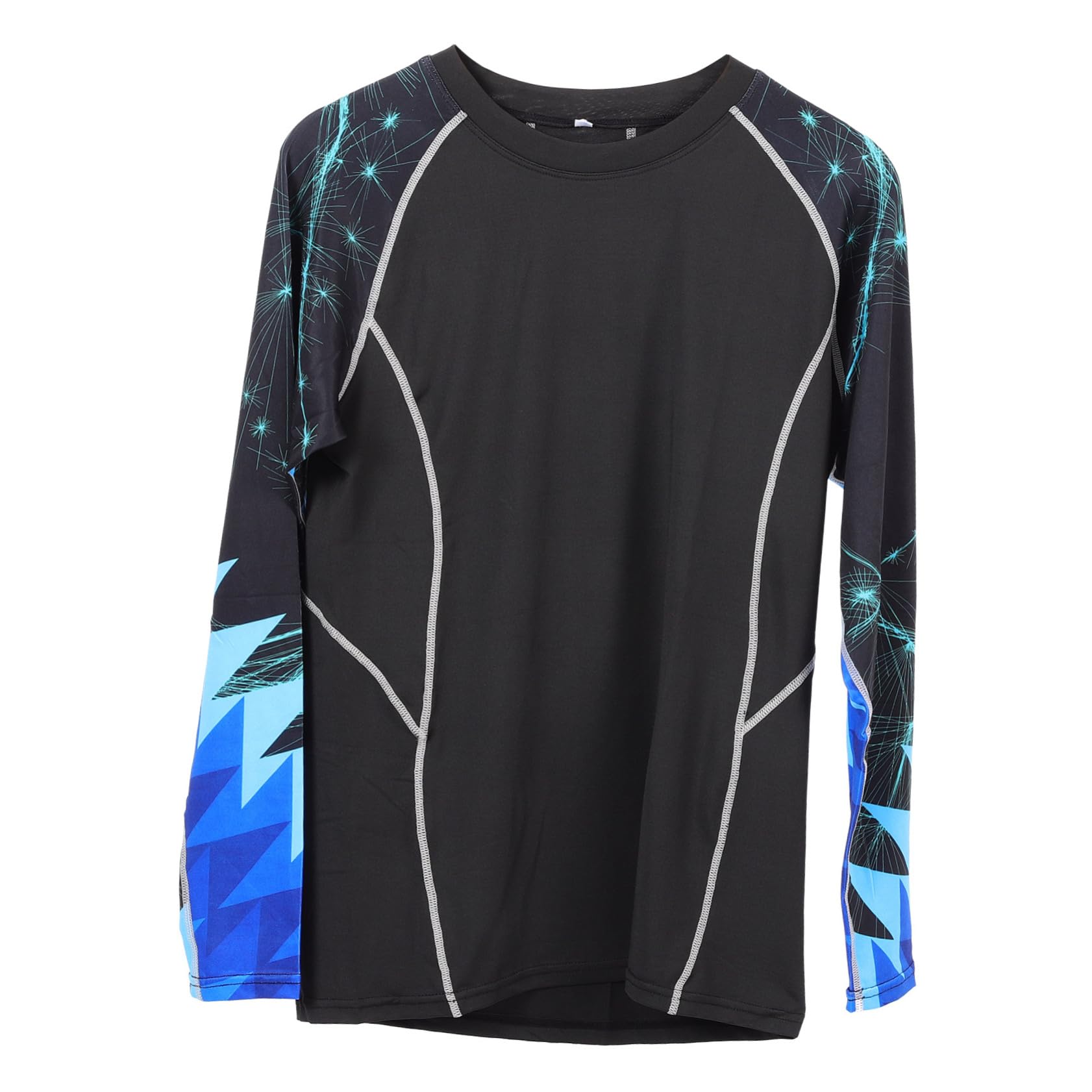 Didiseaon Men's Thermal Compression Shirt Long Sleeve White Workout Compression Clothing for Men