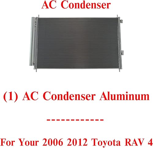 Miniatura 2 de Nuevo reemplazo A/C condensador aluminio para 2006-2012 Toyota RAV 4 reemplazo directo To3030204