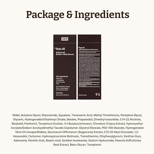 Miniatura 8 de Dr. Reju-All Advanced Retino-Mela Serum - Suero de retinol HPR para la cara - Anti-envejecimiento, minimizador de poros, cuidado de la piel coreano