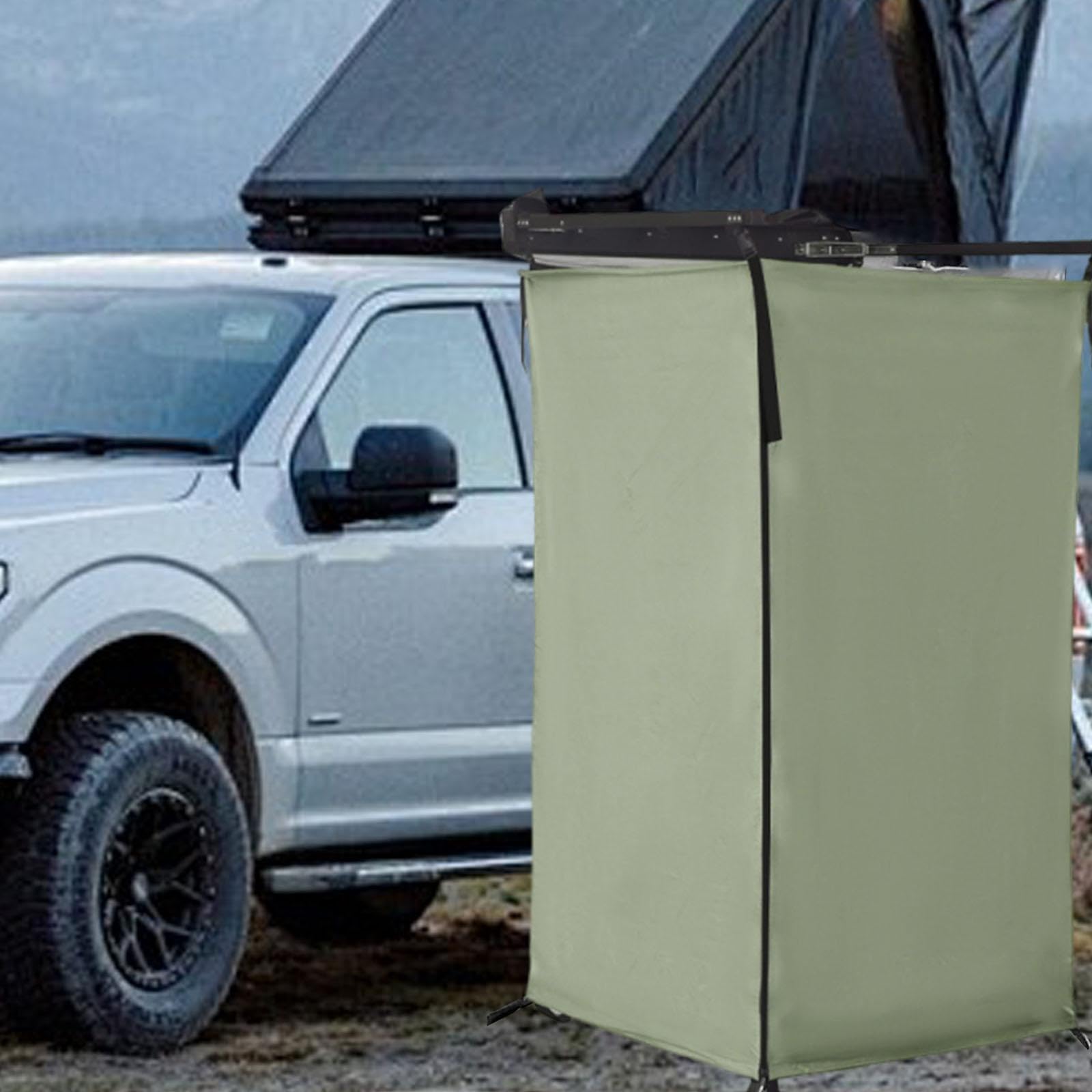 Tente de Douche Latérale pour Véhicule, Toilettes, écran de Confidentialité Portable, Salle de Bain, Douche pour Camping, en Voiture, Côté Voi