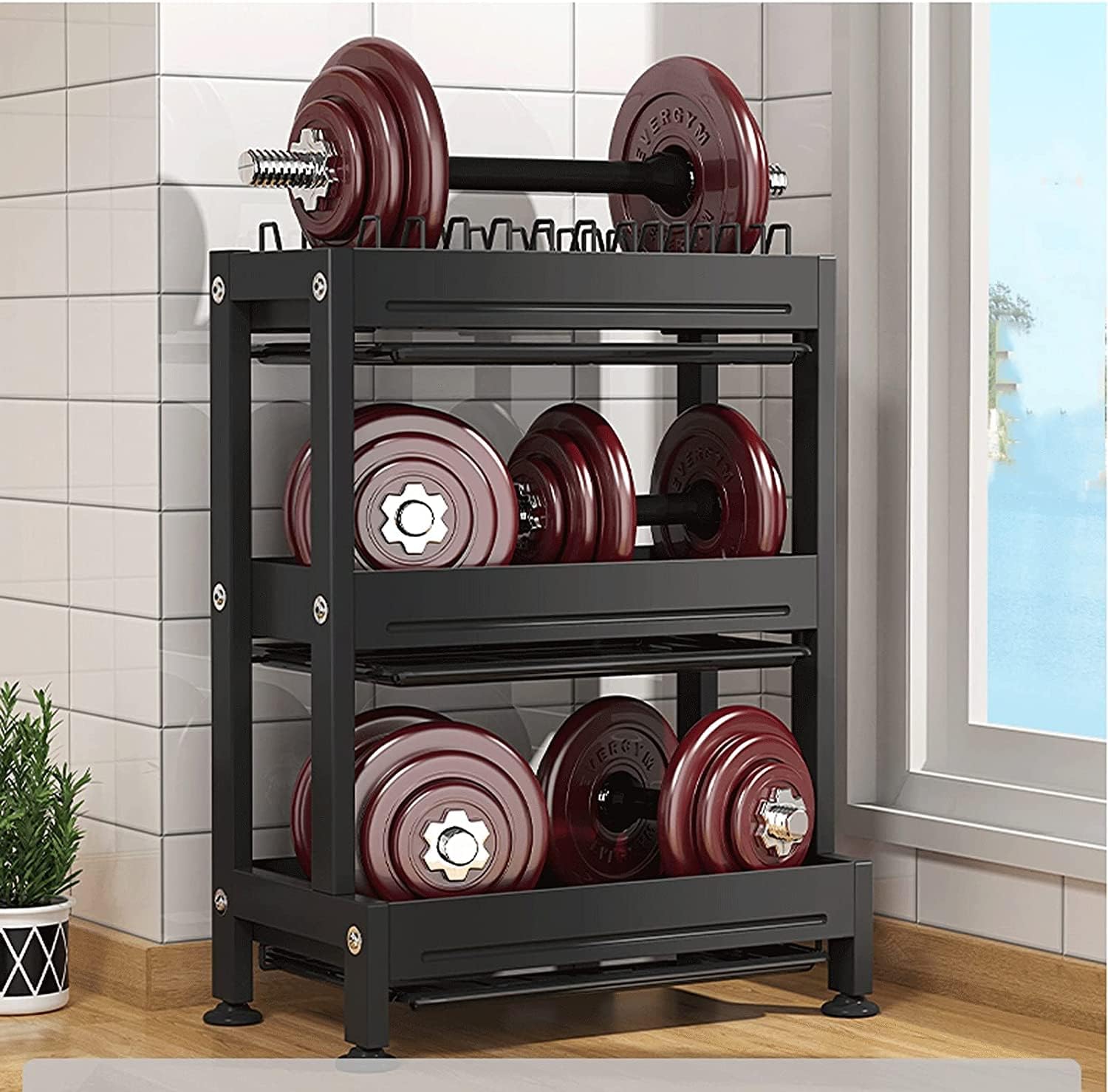 Dish Drainers Dish Drainer Cupboard Three-Layer Dishes Drying Rack Kitchen Shelves Dish Racks for Counter Cutlery Basket