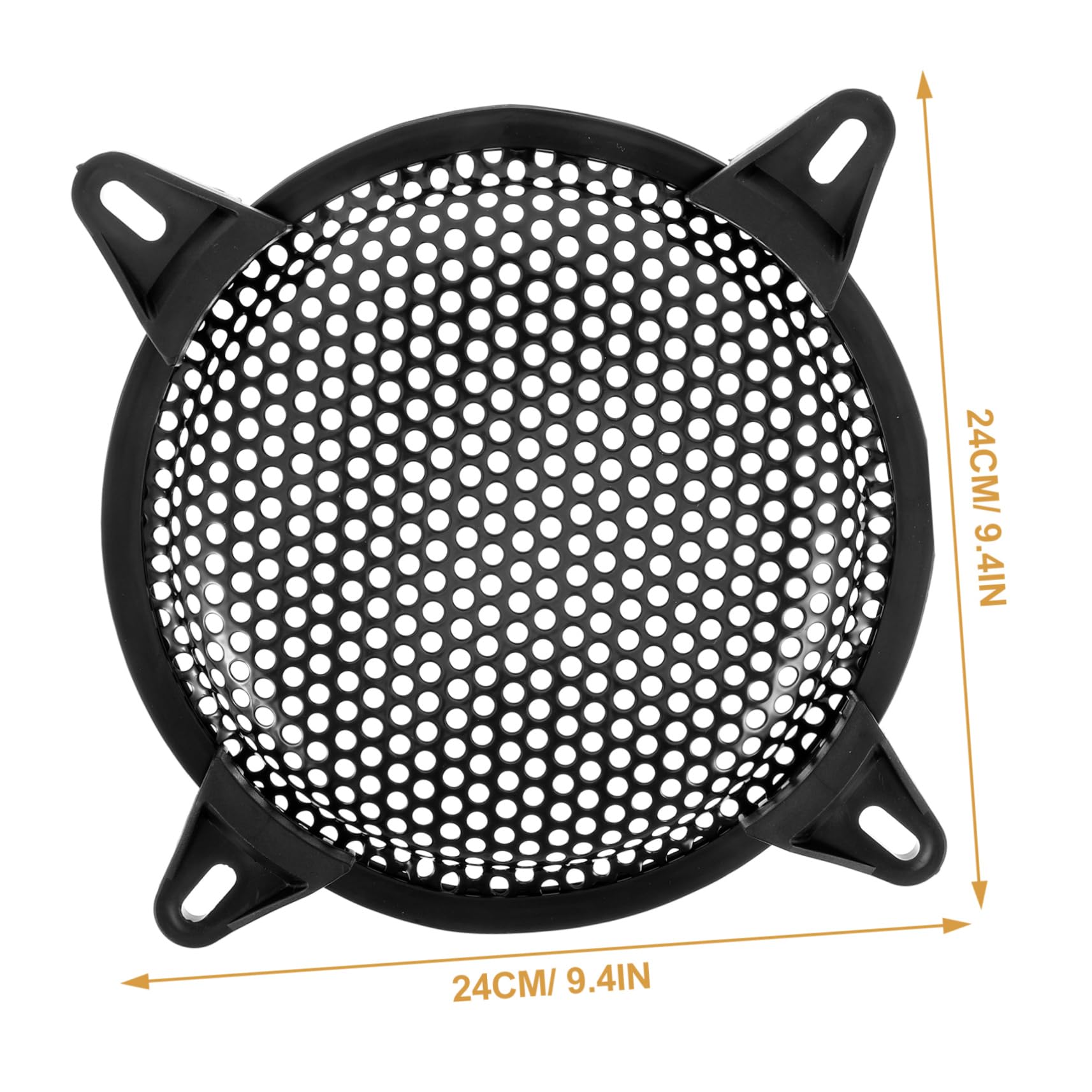 Levemolo 2pcs Car Speaker Grille Cover Mesh Subwoofer Grill Outdoor Speakers Cover