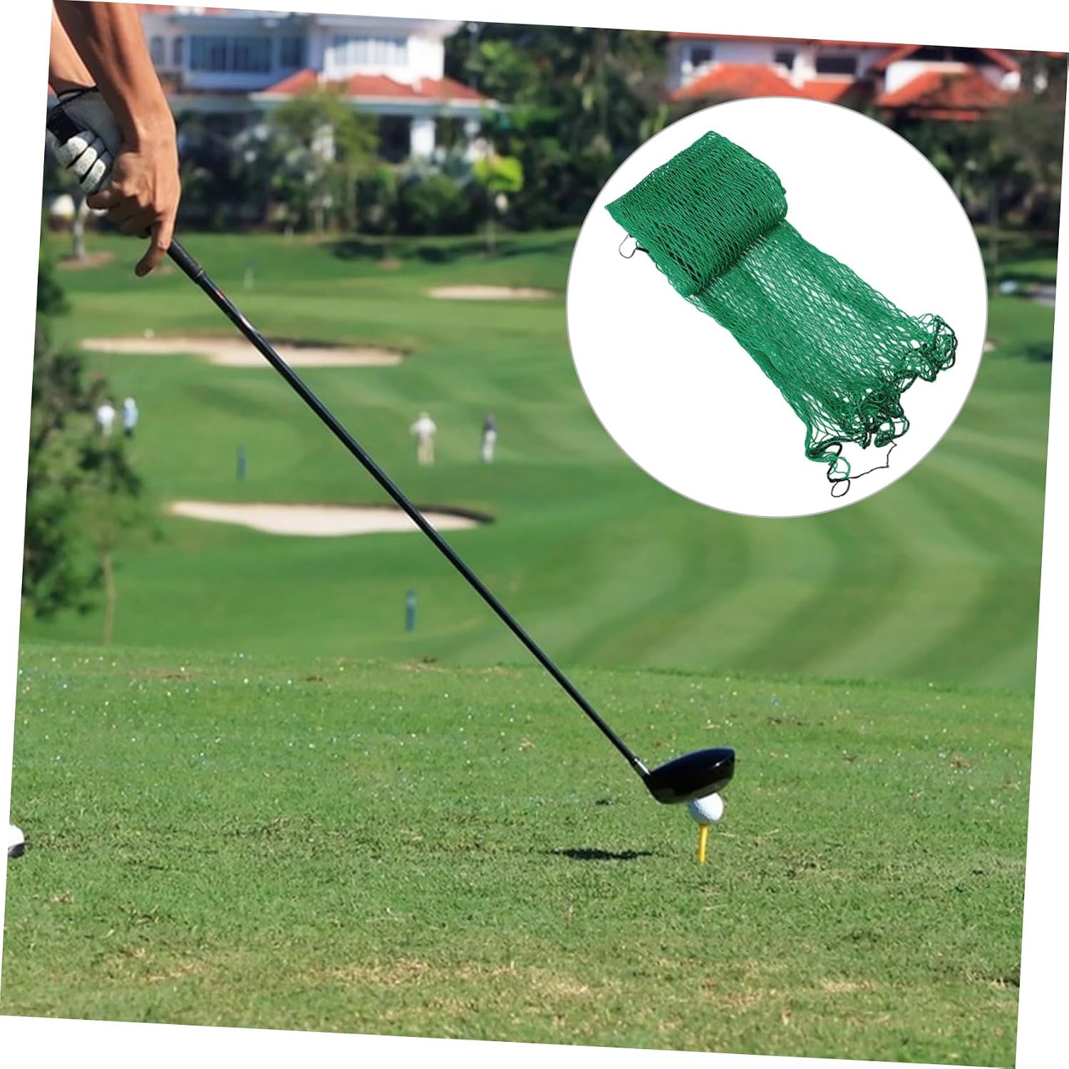 Toyvian Nets Elastic Golf Practice Net Durable Golf Hitting Barrier for Training Portable Practice Supplies for Backyard Swing Improvement