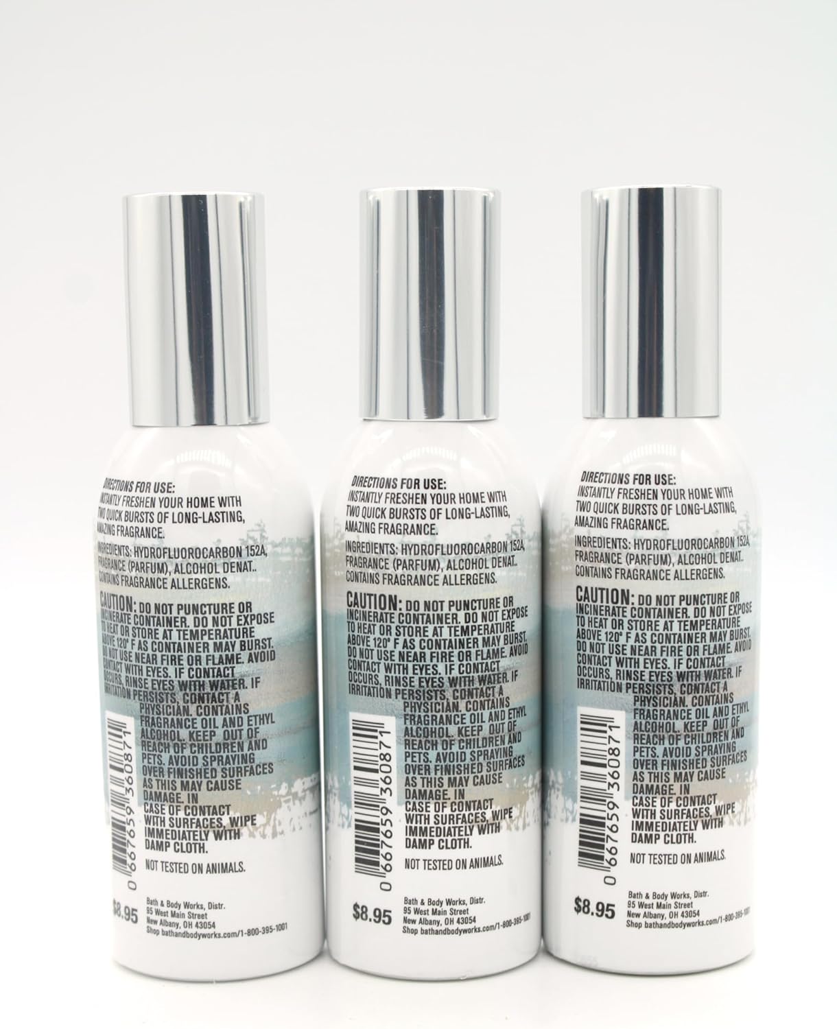 Generic Sun-Drenched Linen, Bath and Body, Concentrated Room Spray, 1.5 oz each, 3 pack