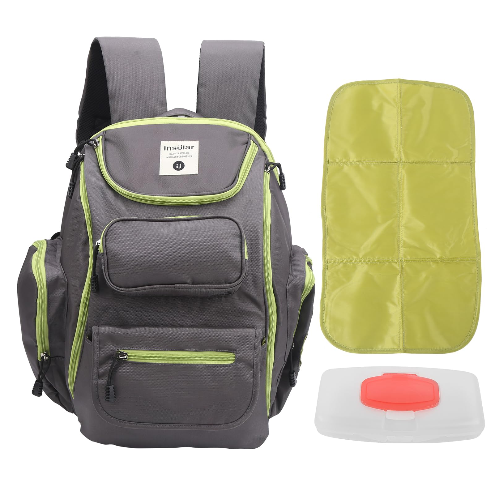 Bolsa de pa ñ ales Mochila Impermeable Gran capacidad Maternidad Bolsa de p
