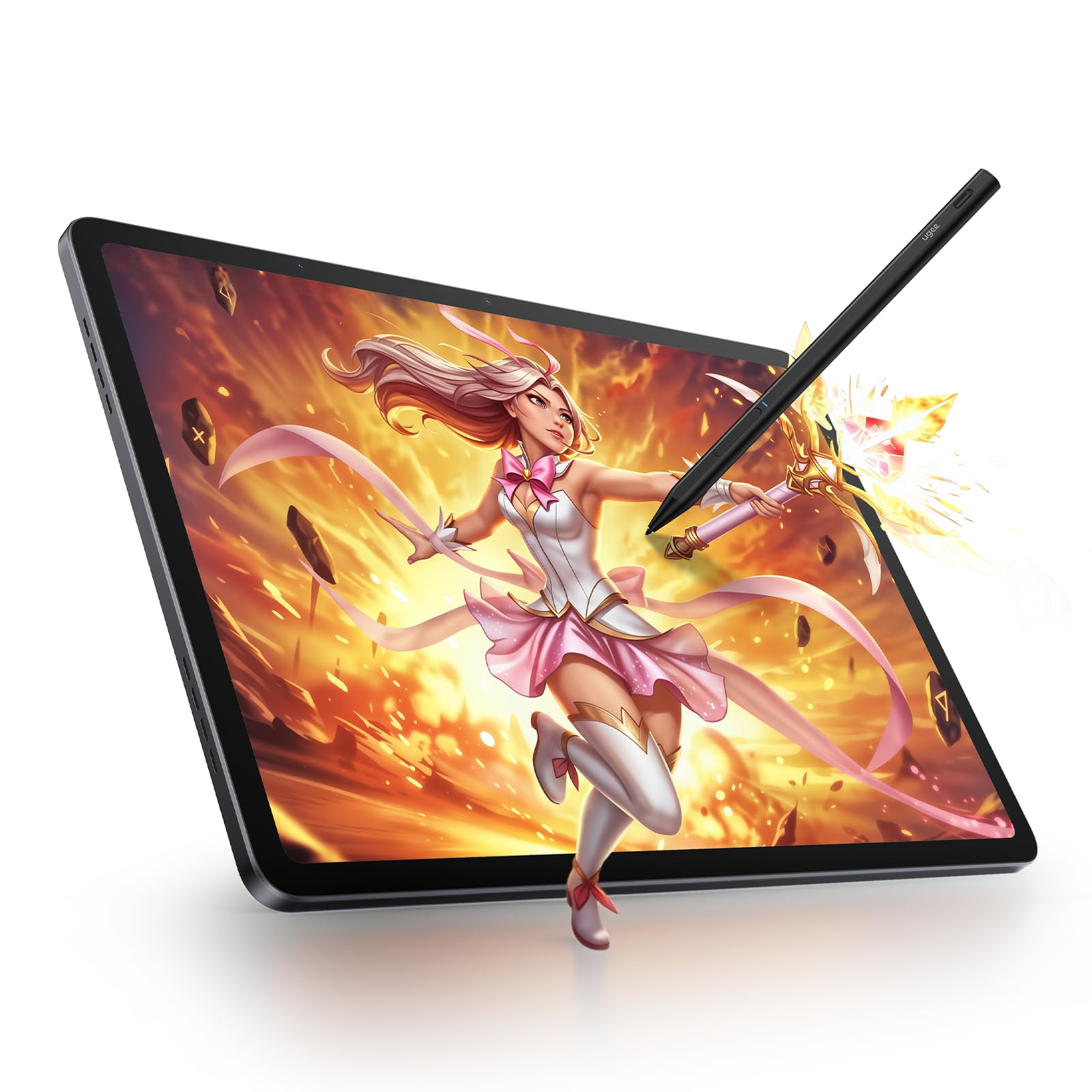 UGEE UT3 Fun Drawing Pad with Screen, 14.25inch 2.4K Drawing Display, 4096 Lever Pen Sensitivity, Ergonomic Pen Stylus, Outdoor Drawing Pad Screen No PC Needed,Perfect for Student,Artist,Designer