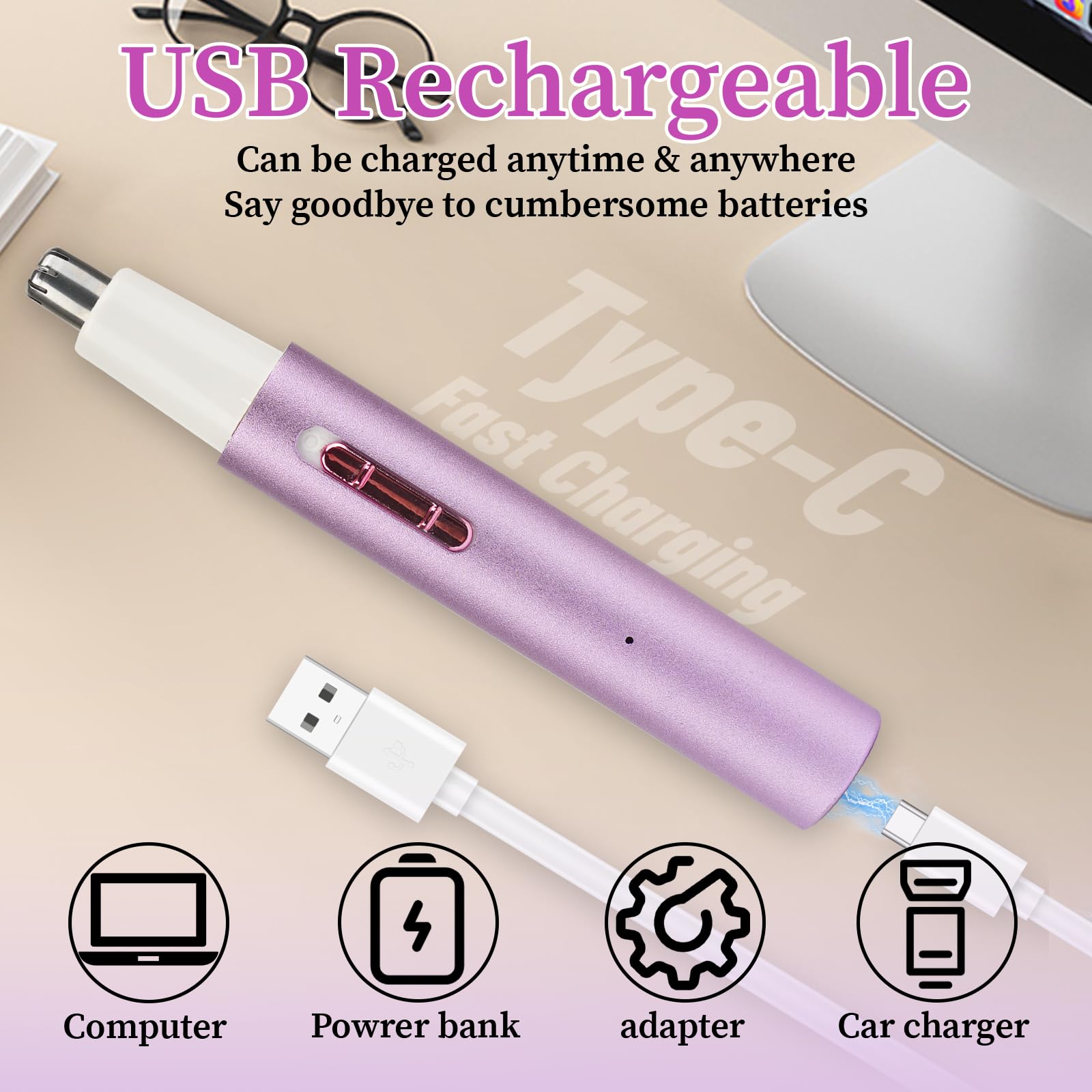 2026 Rechargeable Nose & Ear Hair Trimmer -3 2026 Rechargeable Nose & Ear Hair Trimmer -3