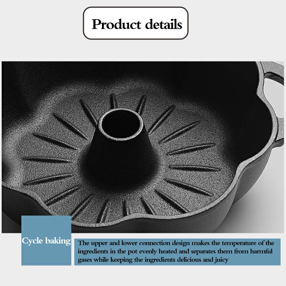 Multifunktionale Baking Pan, Kürbis-förmigen geröstetem Mais, Süßkartoffel und Süßkartoffel Pan, Sichere und gesunde Backeisenpfanne,23CM
