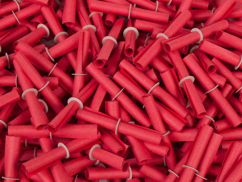 Röllchenlose rot, Set 1-1000