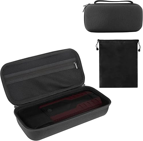 Linkidea Estuche de almacenamiento rígido para arrancador de automóvil, funda de protección de viaje adecuada para arrancadores de hasta 4.3