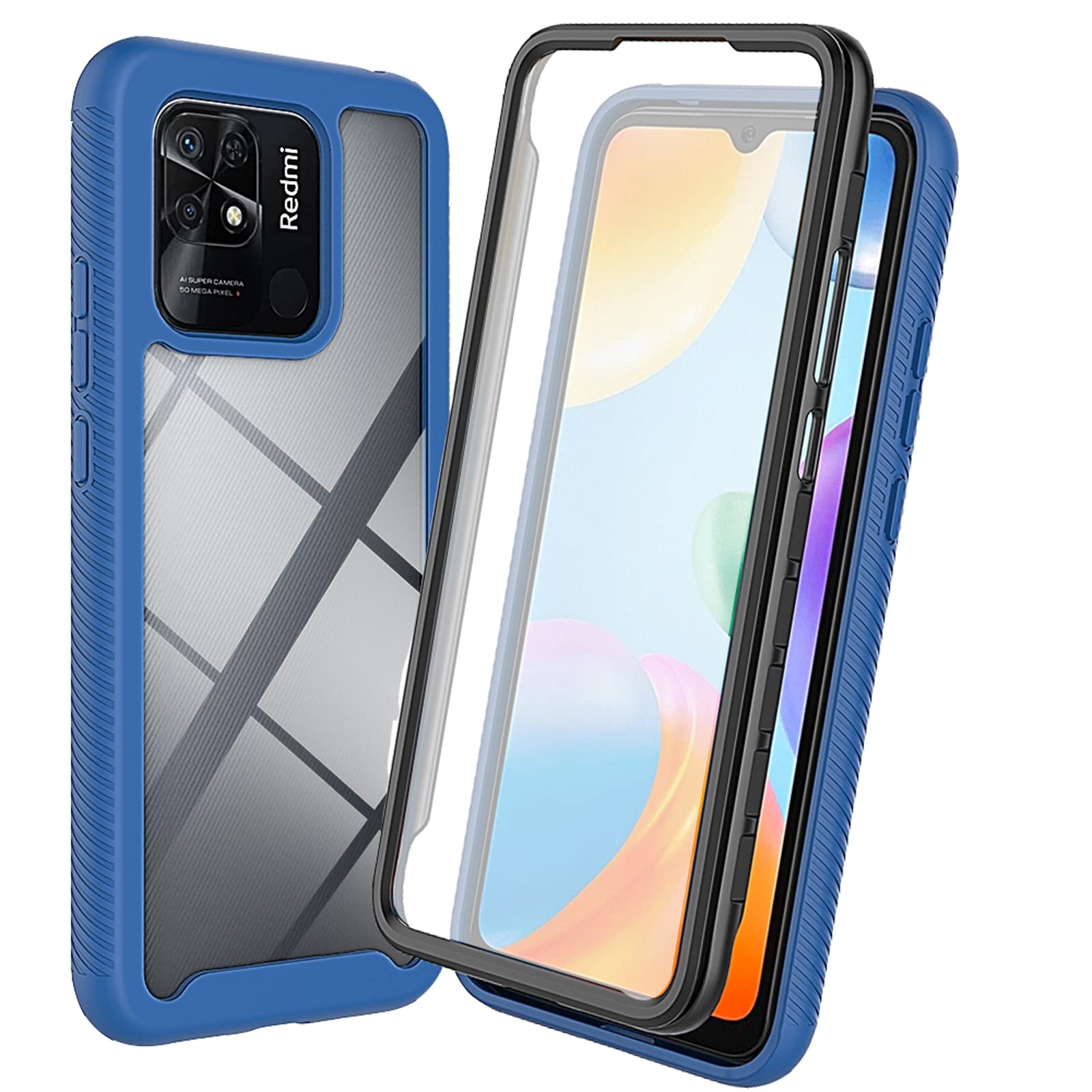 FTRONGRT Cover per Xiaomi Redmi 10C, Custodia Protezione in