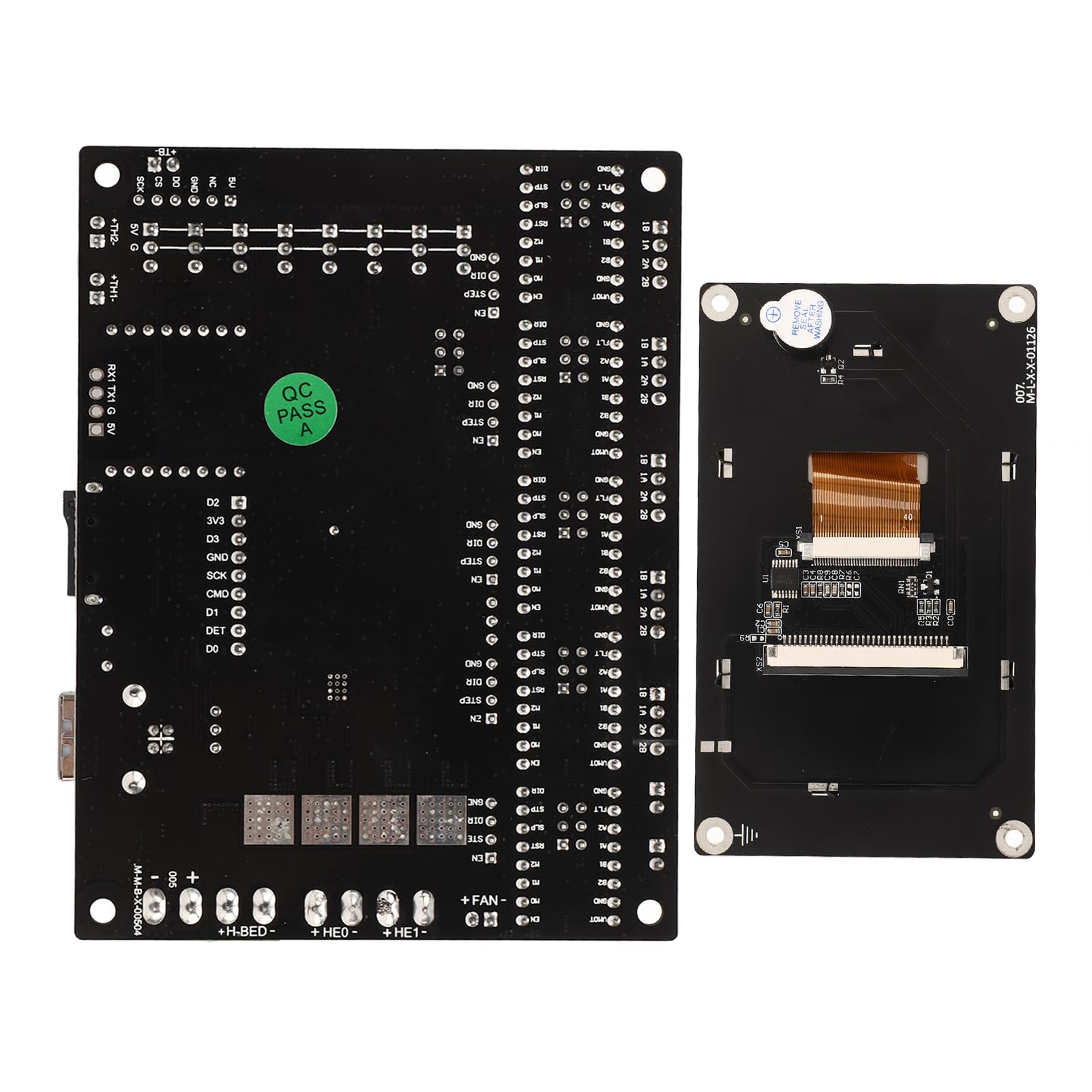 Kit de Placa de Control de Impresora 3D, Controlador de Placa Base PCB con Entrada de 12 V a 24 V, Reanudación de Punto de Interrupción, Soporte TFT35, para Usuarios de Actualización de