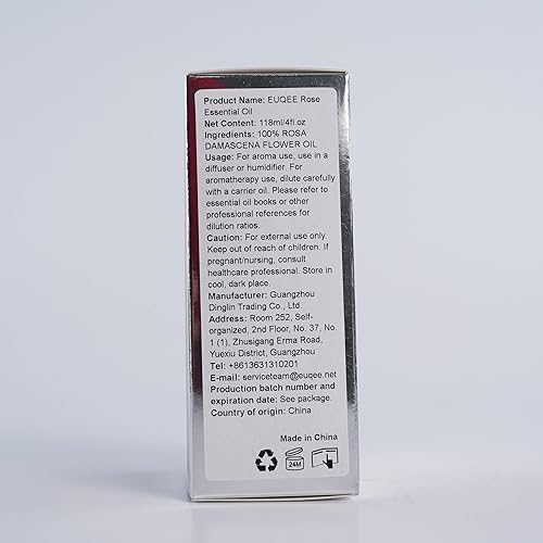Miniatura 8 de EUQEE Aceite esencial de rosa de 4.0 fl oz de gran capacidad, aceite esencial de alta calidad con cuentagotas de vidrio para difusor, jabón y