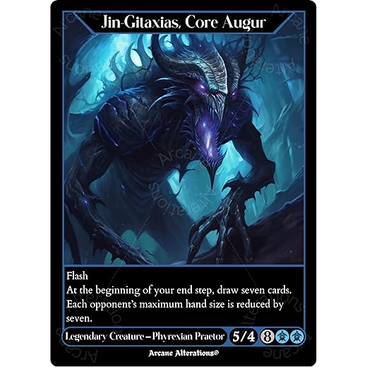 Jin-Gitaxias, Core Augur - Altered Art Custom Card