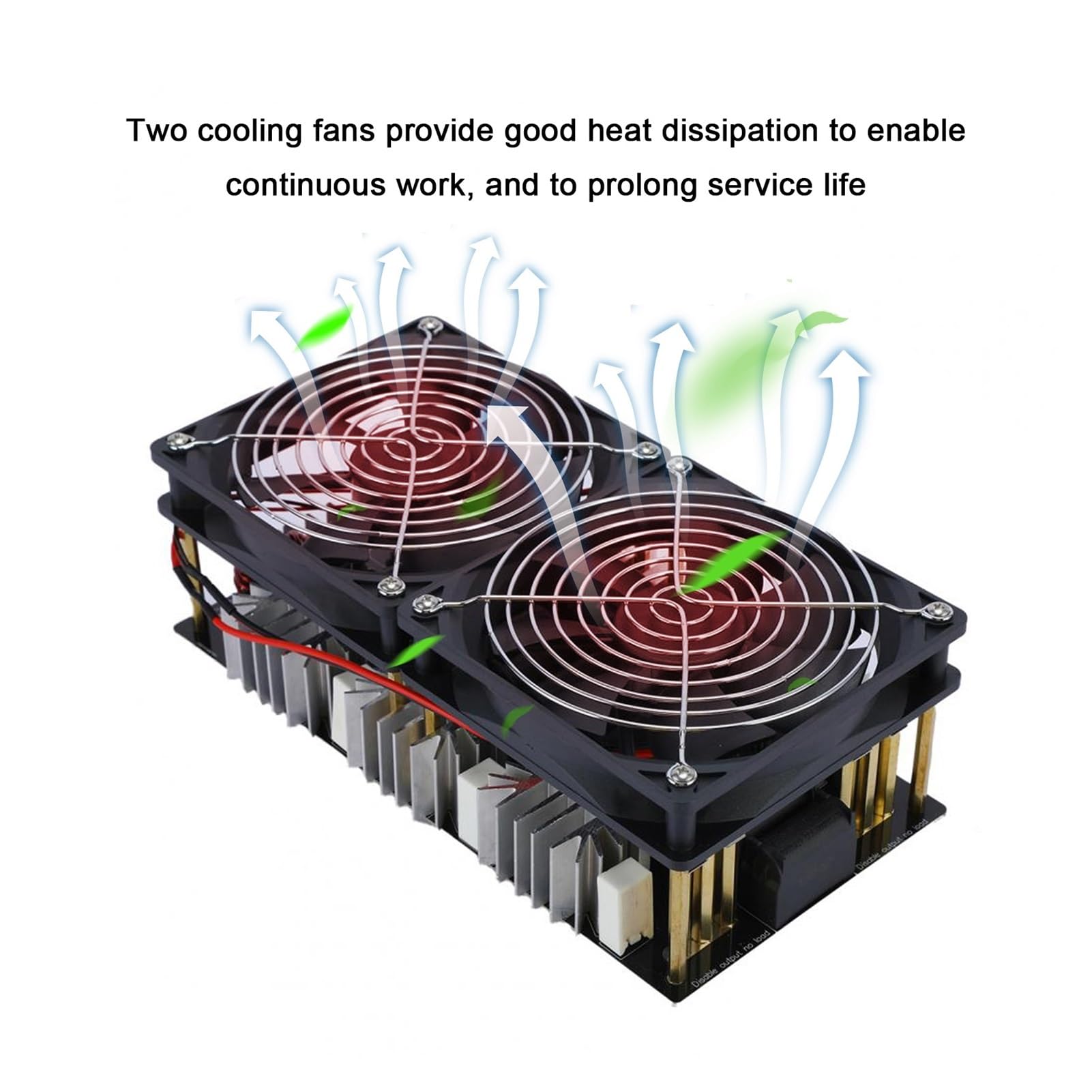 Nagrzewnica indukcyjna, 2500W 50A DC 12-48V indukcyjna płyta grzewcza ZVS moduł zasilania wysokiej częstotliwości niskonapięciowy podgrzewacz sterownika Flyback(2500W)