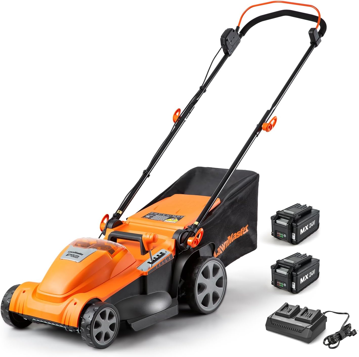 LawnMaster CLMF4817E 48V MAX* Brushless Mower with 2X24V MAX* 4.0Ah Battery