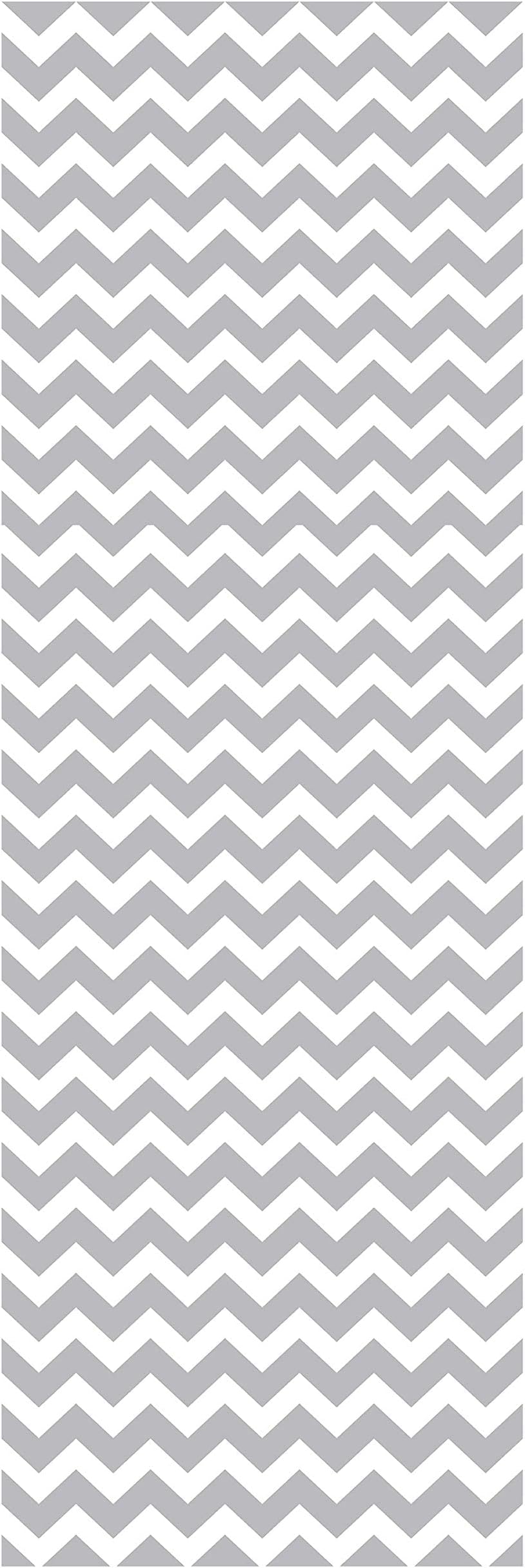 Appliance Art Deluxe School Locker Magnetic Wallpaper | Decorative | Magnetic Vinyl for Instant Update | Trimmable | Easy Install, Remove & Reuse | Gray Chevron Single Panel