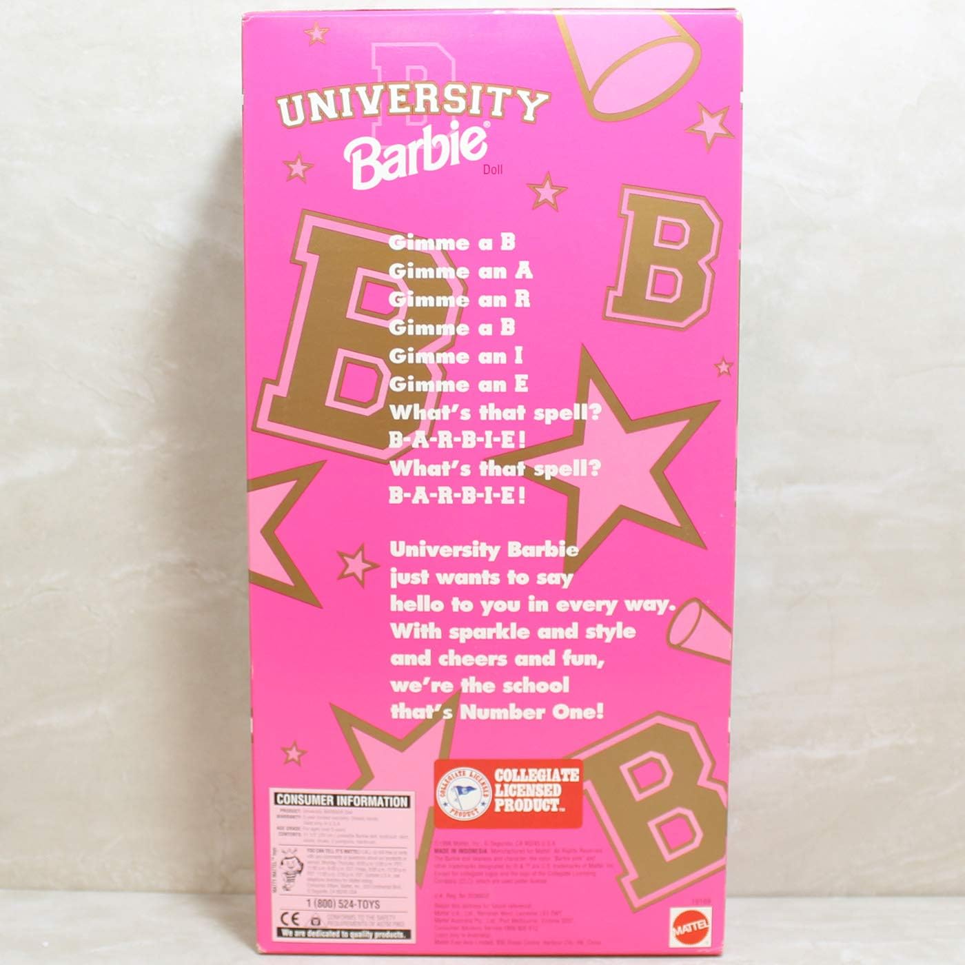 Barbie University of Colorado Cheerleader
