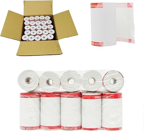 Miniatura 3 de (50) RegisterRolls - Rollos de recibos de papel térmico de 2.25 x 50 pies, Verifone VX520 Ingenico ICT220 ICT220 ICT220 ICT250 FD400, sin BPA, 50