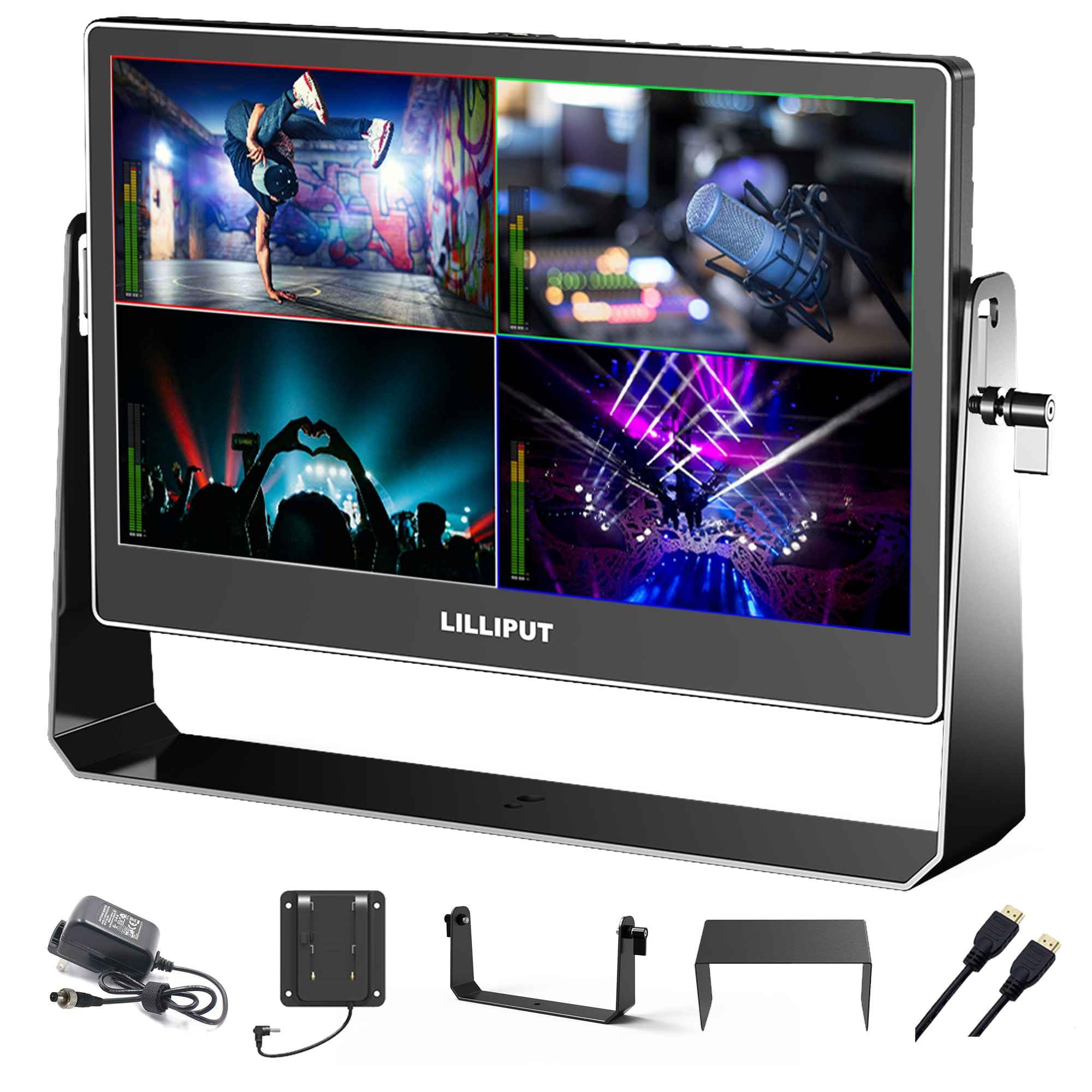 LILLIPUT A13 3840 x 2160 Ultra HD 4K OLED OLED, lustrzanka, monitor polowy, HDMI/ 3G-SDI/DP, HDR, 3D-LUT, monitor polowy, wyświetlacz polowy