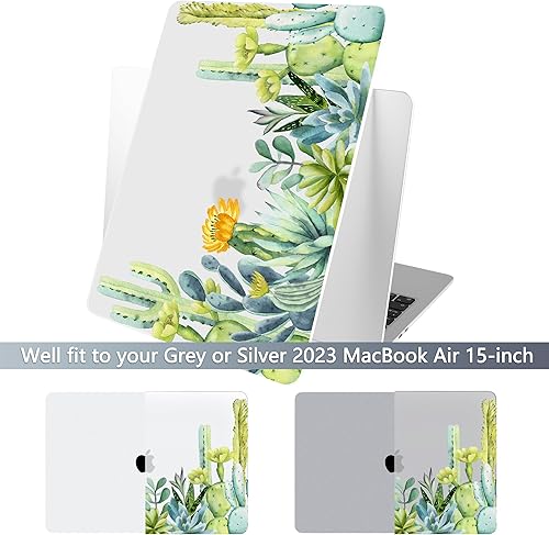 Miniatura 100 de Batianda Funda prémium para MacBook Air de 15 pulgadas 2025 M4 2024 2023 con chip M3 M2 modelo A3241/A3114/A2941, carcasa rígida diseñada