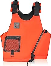 Life Jacket, For Snorkeling, CE Certified, Swimming Aid Vest, Floating Vest, For Adults, Kids, Unisex, Strong Buoyancy, For Disaster Prevention, Emergency Use, Orange