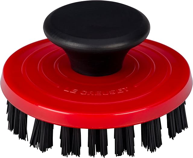 Le Creuset Grill Brush, Plastic, Cerise