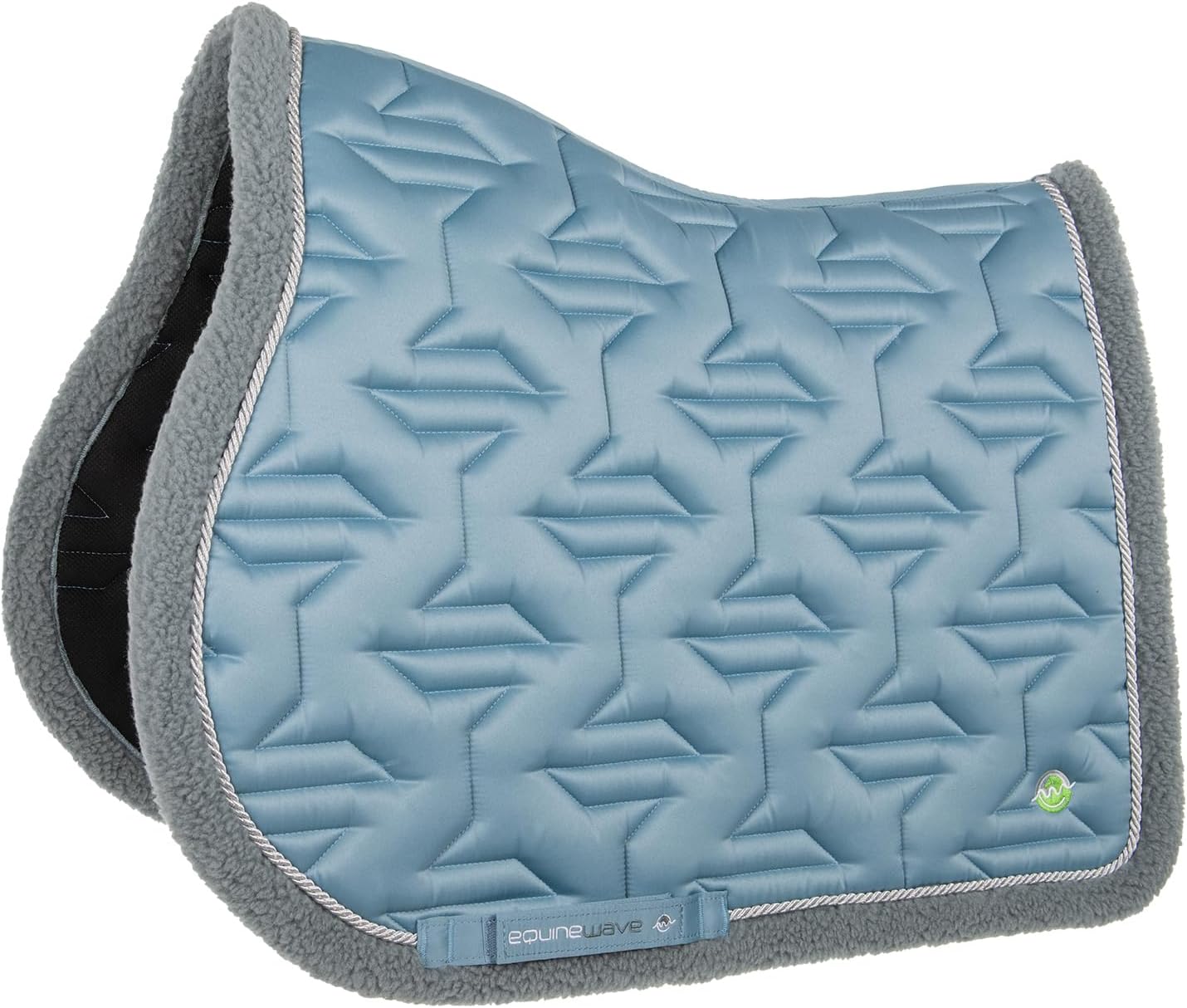 EQUINEWAVE Jump Saddle Pad, Elegant English Saddle pad, Stylized Design with Catchy Branding (‎Citadel)