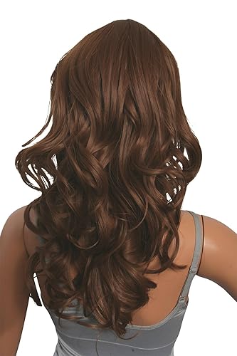 Vista 96 de Epic Cosplay Hestia Dark Plum Cosplay peluca rizada de 22 pulgadas