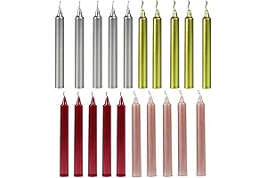 Metallic Gold & Silver Chime Candles: Ethereal Spells and Divine Rituals