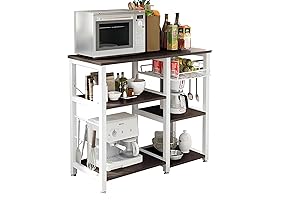 Soges 3 Tier Kitchen Bakers Stand Coffee Bar Station