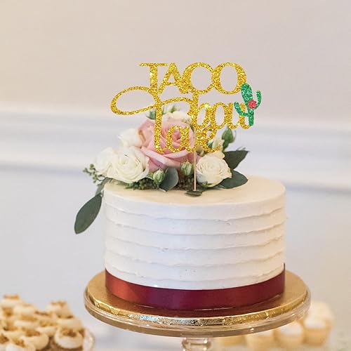 Miniatura 3 de ANNATZQ Decoración dorada para tartas de despedida de soltera, decoración de tartas de amor, decoración de pastel de boda, fiesta mexicana,