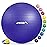 APEXUP Yoga Ball Exercise Ball, Anti Slip Stability Ball Chair, Heavy Duty Large Gym Ball for Fitness, Balance, Core Workout and Physical Therapy (S (15~18) 45cm, Indigo)