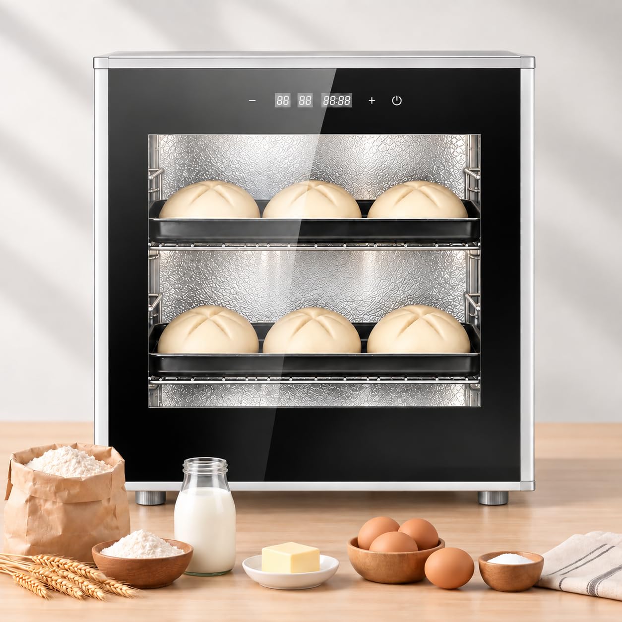 Camera per Lievitazione Elettrica per Pane 40L con Temperatura E umidità