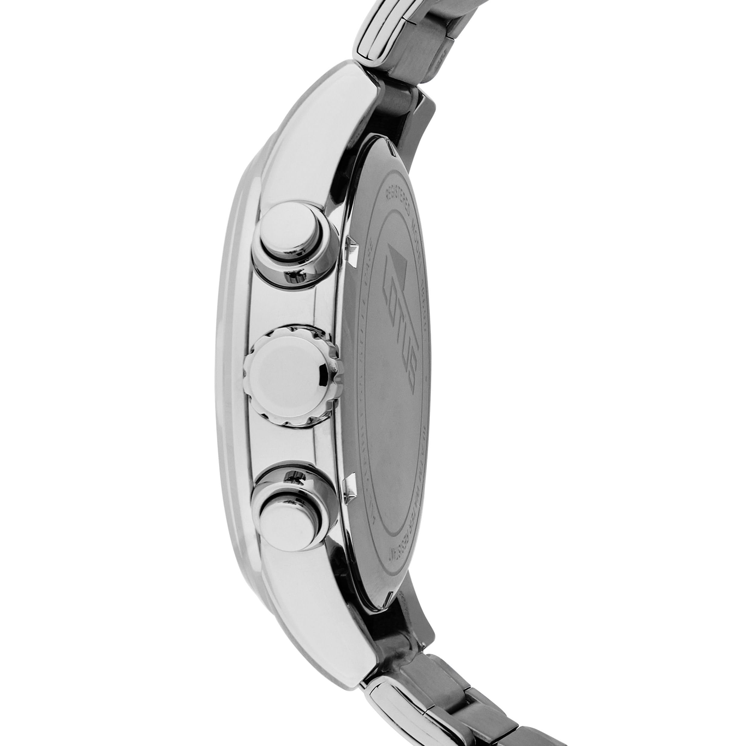 Zegarek męski Lotus Chrono 18690/3 czarny stal szlachetna