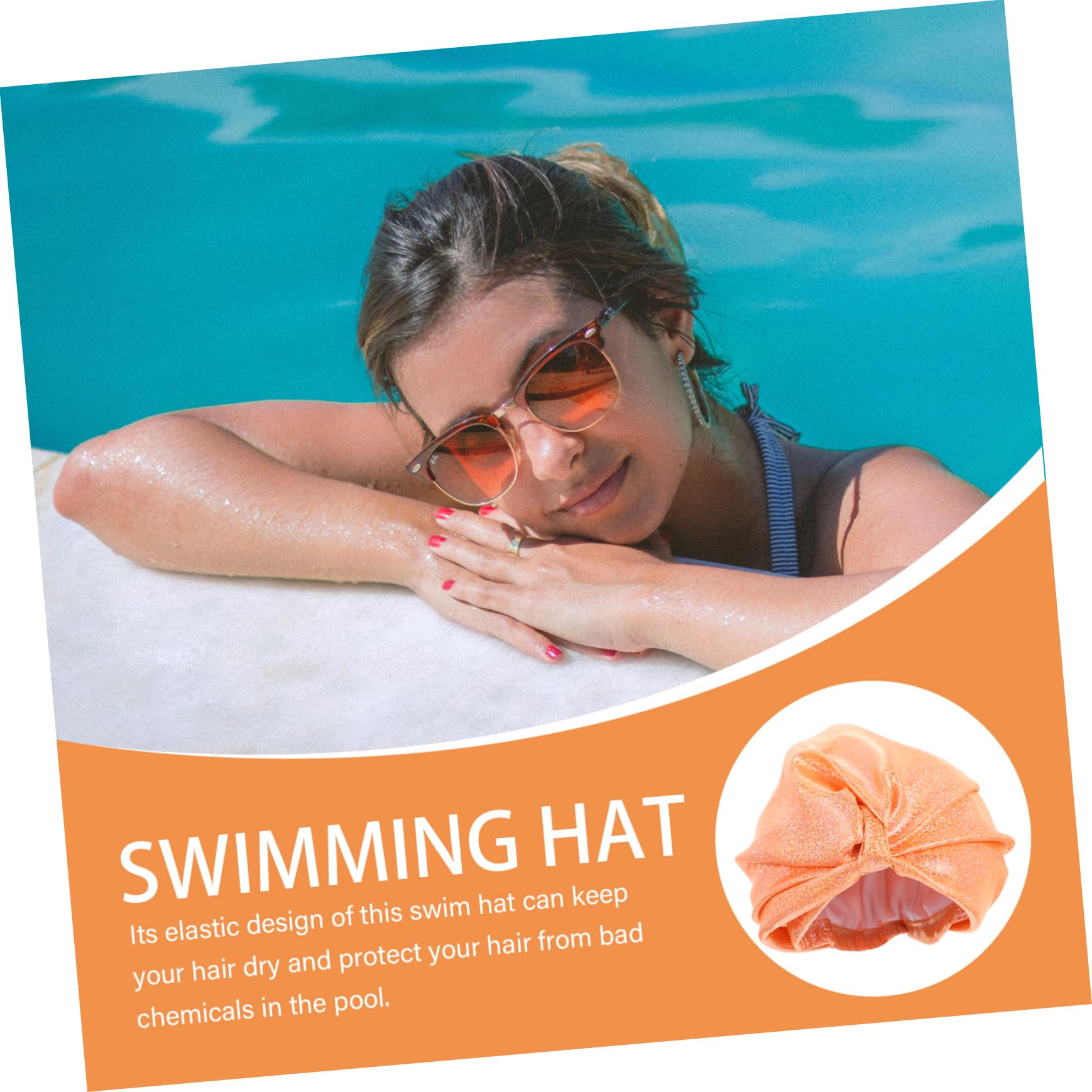 Toddmomy Gorro De Baño De 3 Uds Gorro De Ducha Grande Bandanas Para El Pelo Gorro De Baño Para Hombre Turbante De Natación Gorro De Natación Sombreros De Natación Gorro De Natación Pelo