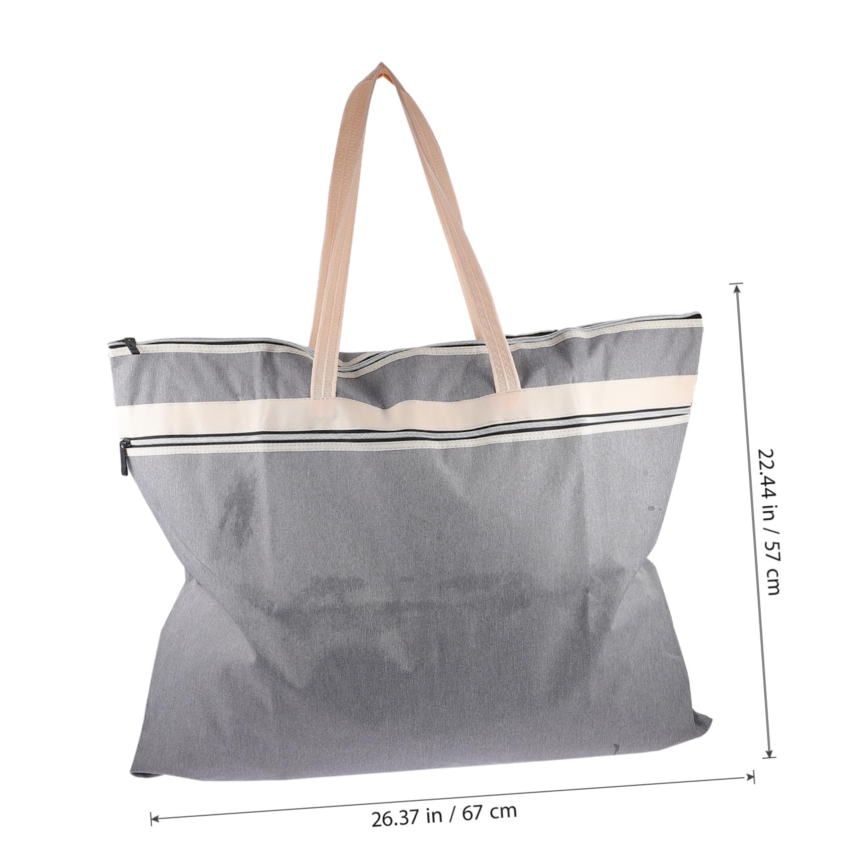 2pezzi Borsa File Multifunzione Con Cerniera Capacità Per Documenti Laptop e Materiale Artistico Per Ufficio e Scuola