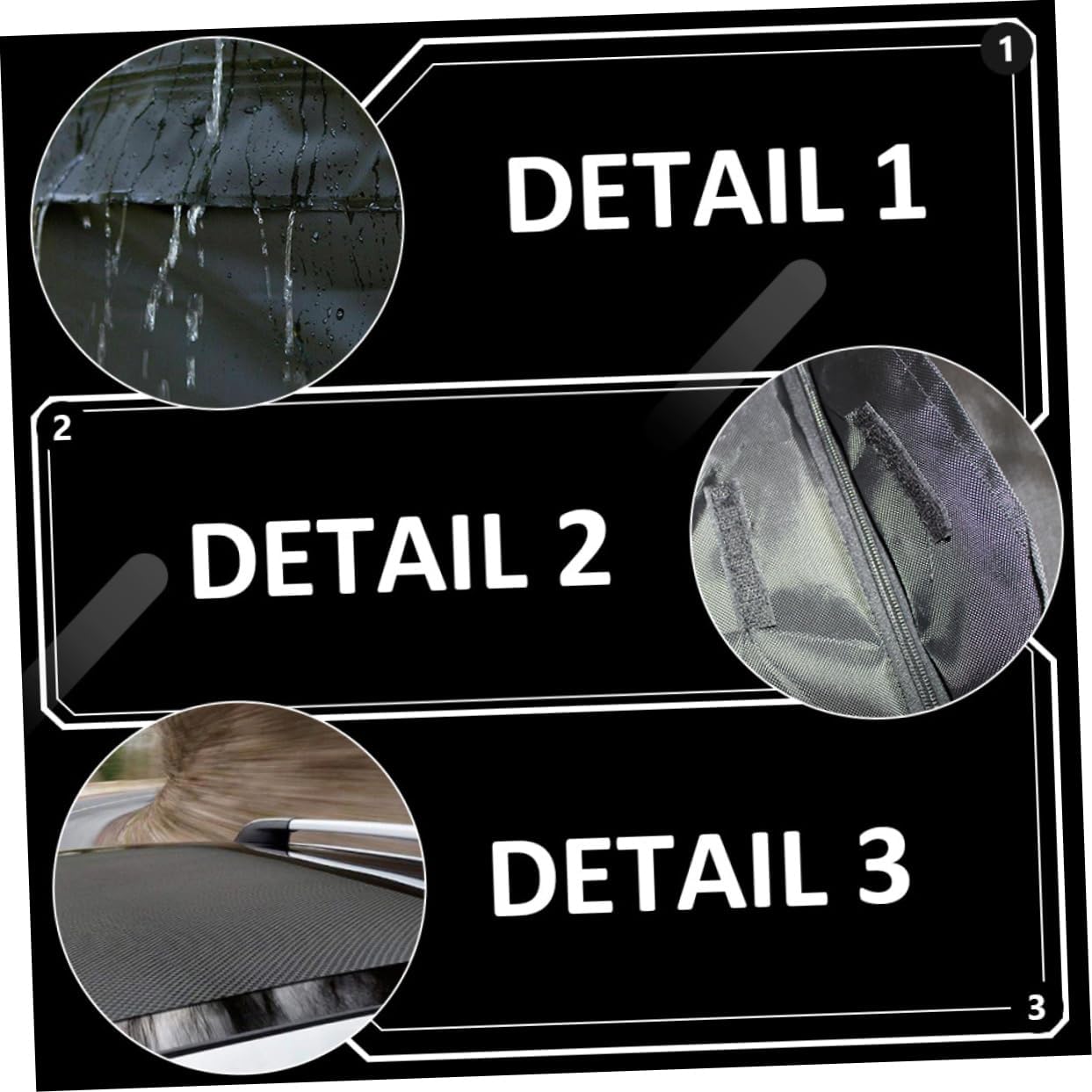 Vehicle Rooftop Cargo Bag Durable Oxford Cloth Easy to Install Auto Roof Storage Carrier for Cars Suvs Weather-Resistant Travel Organizer