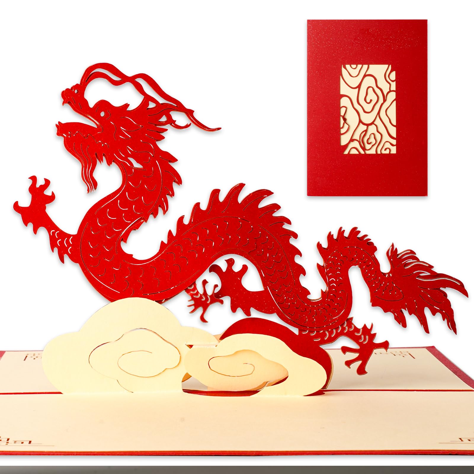 Year of the Dragon Card 2024 Happy Chinese New Year Cards
