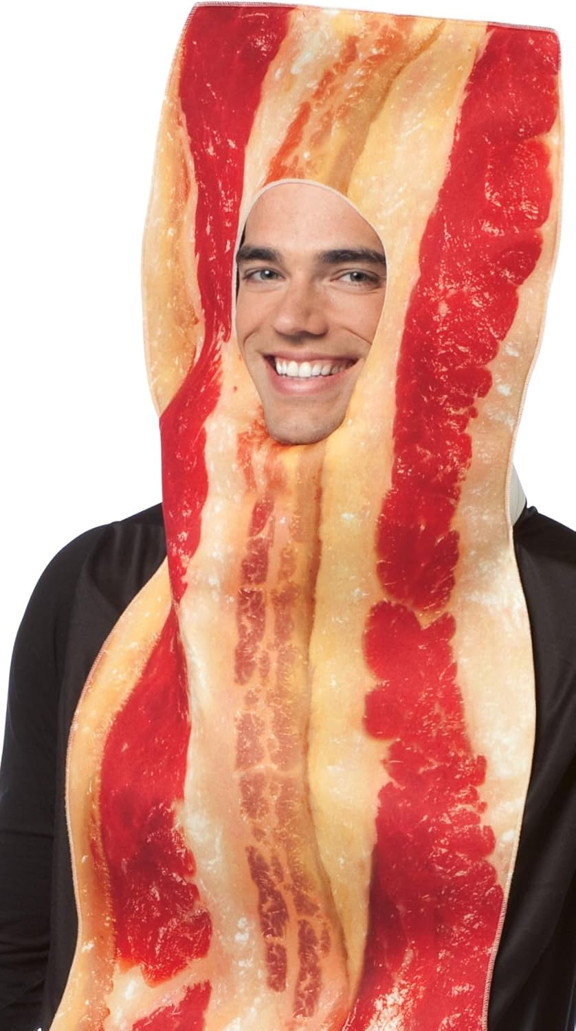 Rasta Imposta Bacon Strip Costume, Brown, One Size - Image 4