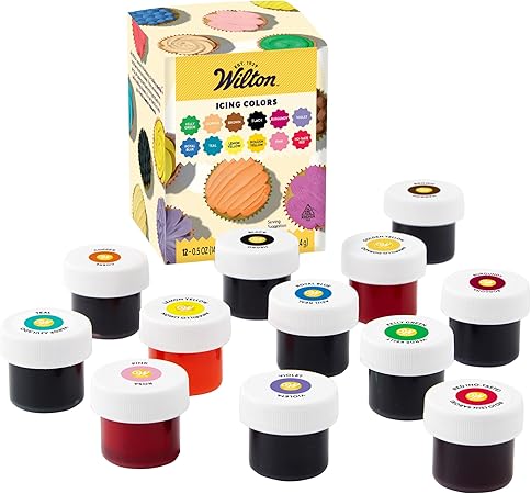 Wilton Edible Gel Food Coloring Set - For Baking &