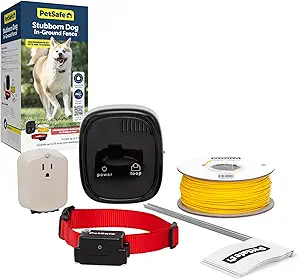PetSafe Stubborn Dog In-Ground Fence - Invisible Pet Containment Kit for Dogs Over 6 Months and 8 lbs