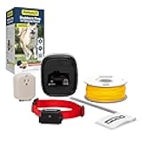 PetSafe Stubborn Dog In-Ground Fence - Invisible Pet Containment Kit - Covers Up to 1/3 Acre with 500 ft of 20 Gauge Wire - for Dogs Older Than 6 Months Weighing 8lb+