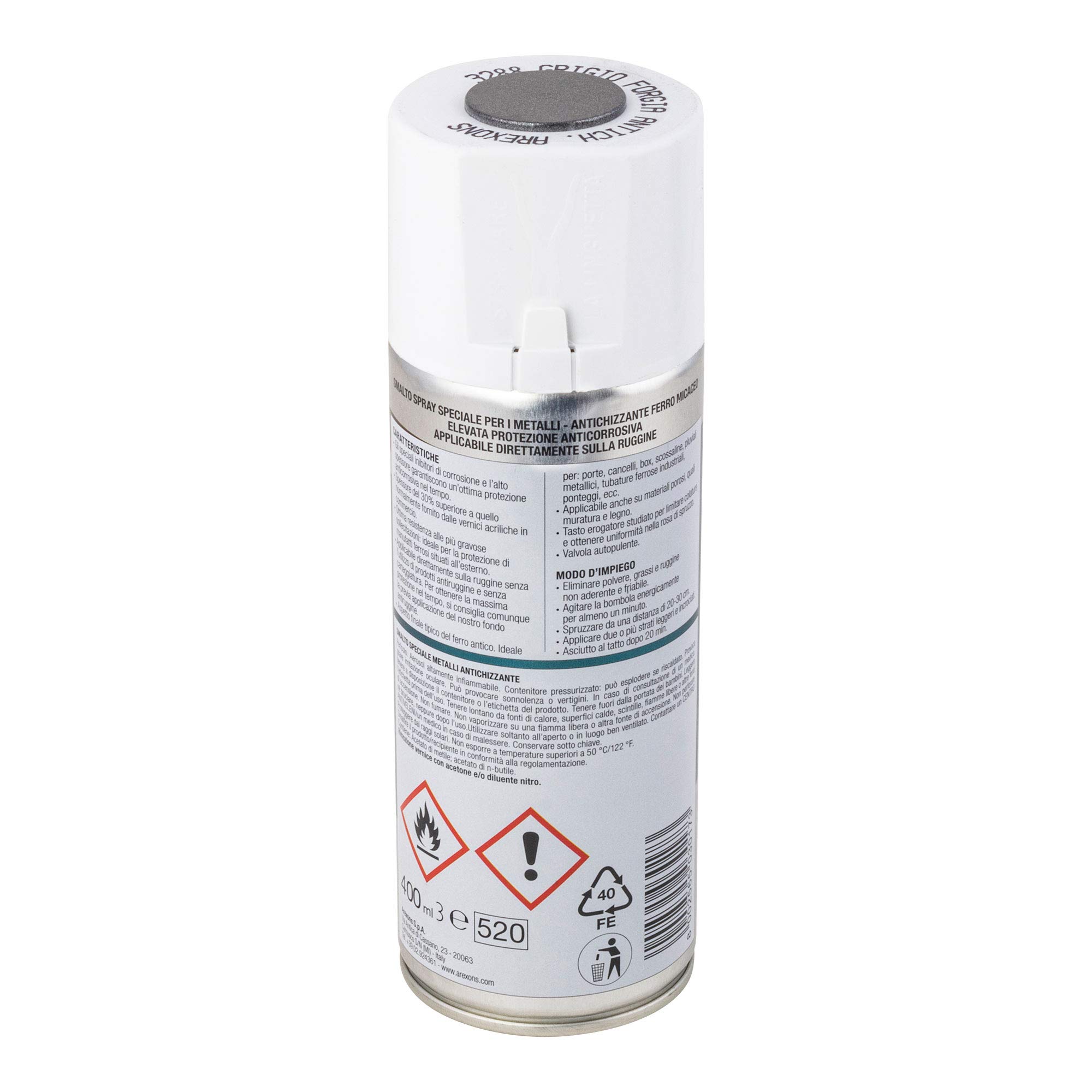 AREXONS 3288 Speciale Metalli Grigio FORGIA ANTICHIZZANTE ML 400
