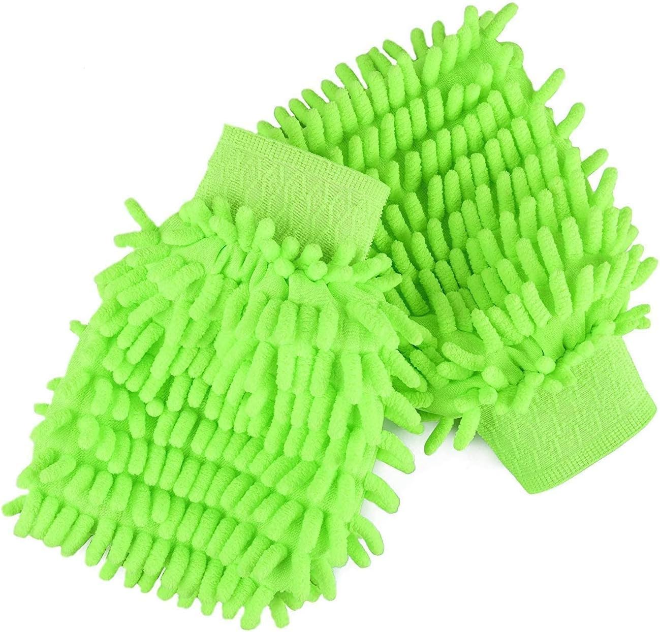 lozafot2 sets of car wash gloves, Schnillar ultrafine fiber car wash gloves