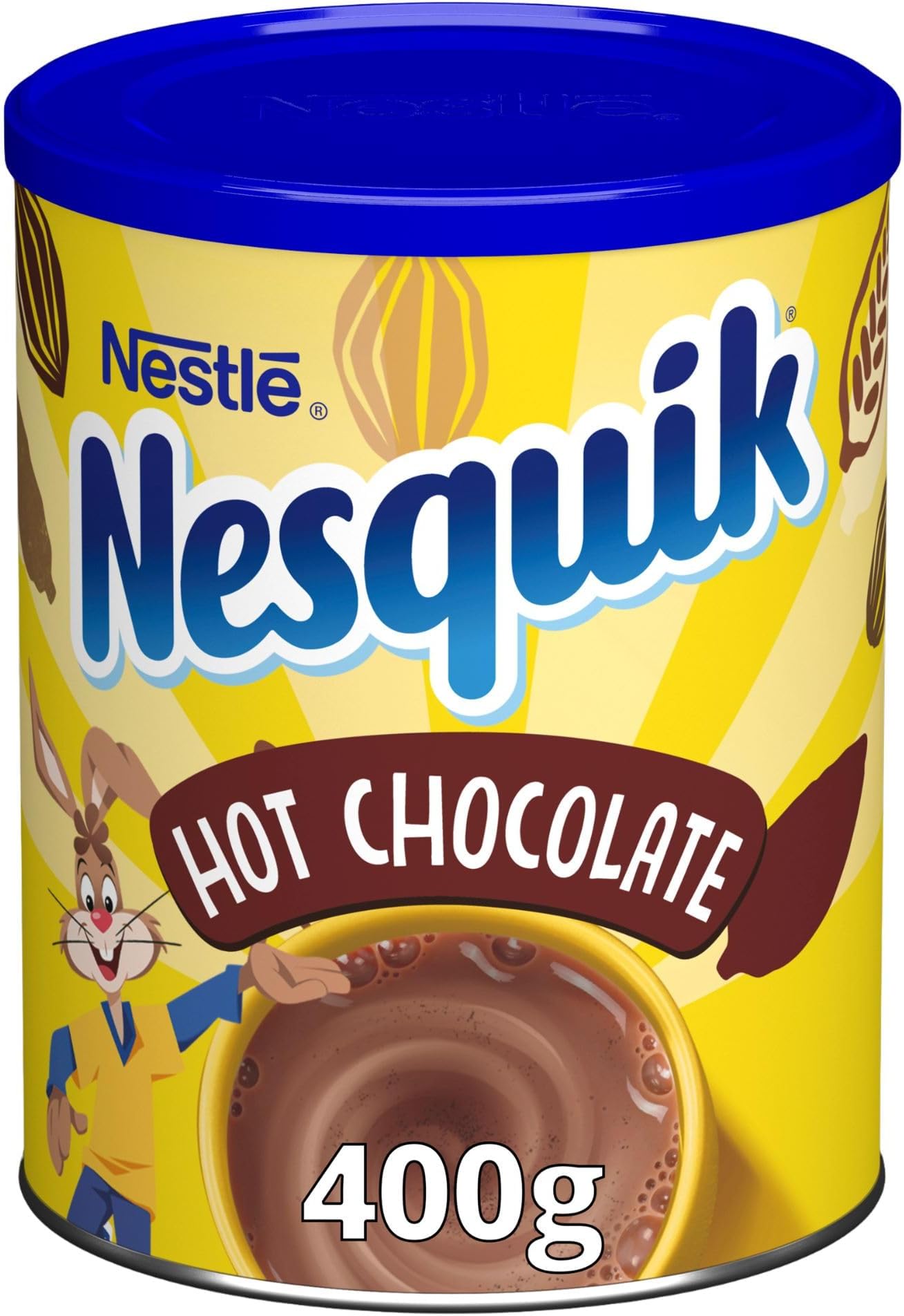 Hot Chocolate Drink Mix Powder, 400 g Tin (Pack of 1)
