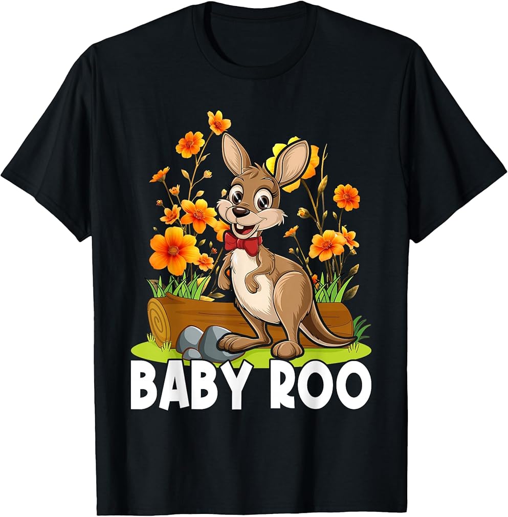 Baby-Roo Baby Roo Kangaroo Funny Cute Family Group T-Shirt