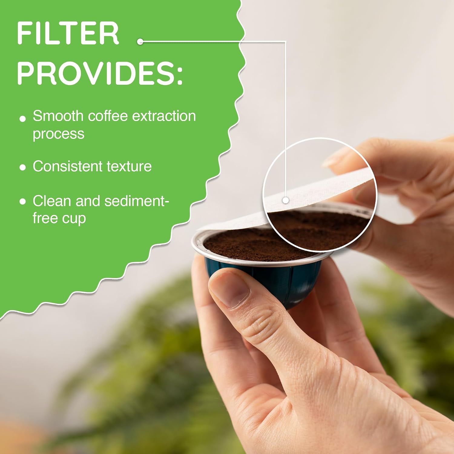 My-Cap Reusable Coffee Capsule Caps & Lid Set - Compatible with Nespresso Vertuo Pods - Reusable, Food Grade & BPA Free Coffee Pod Cap & Lid - Reuse & Reseal your Nespresso Vertuo Capsules