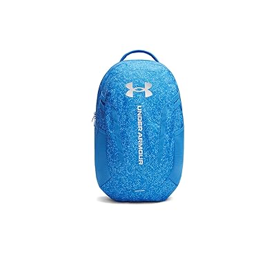 Under Armour Hustle 6.0 Backpack Backpack Bags Blue Atlantis/Blue Atlantis/Metallic Silver, Polyester
