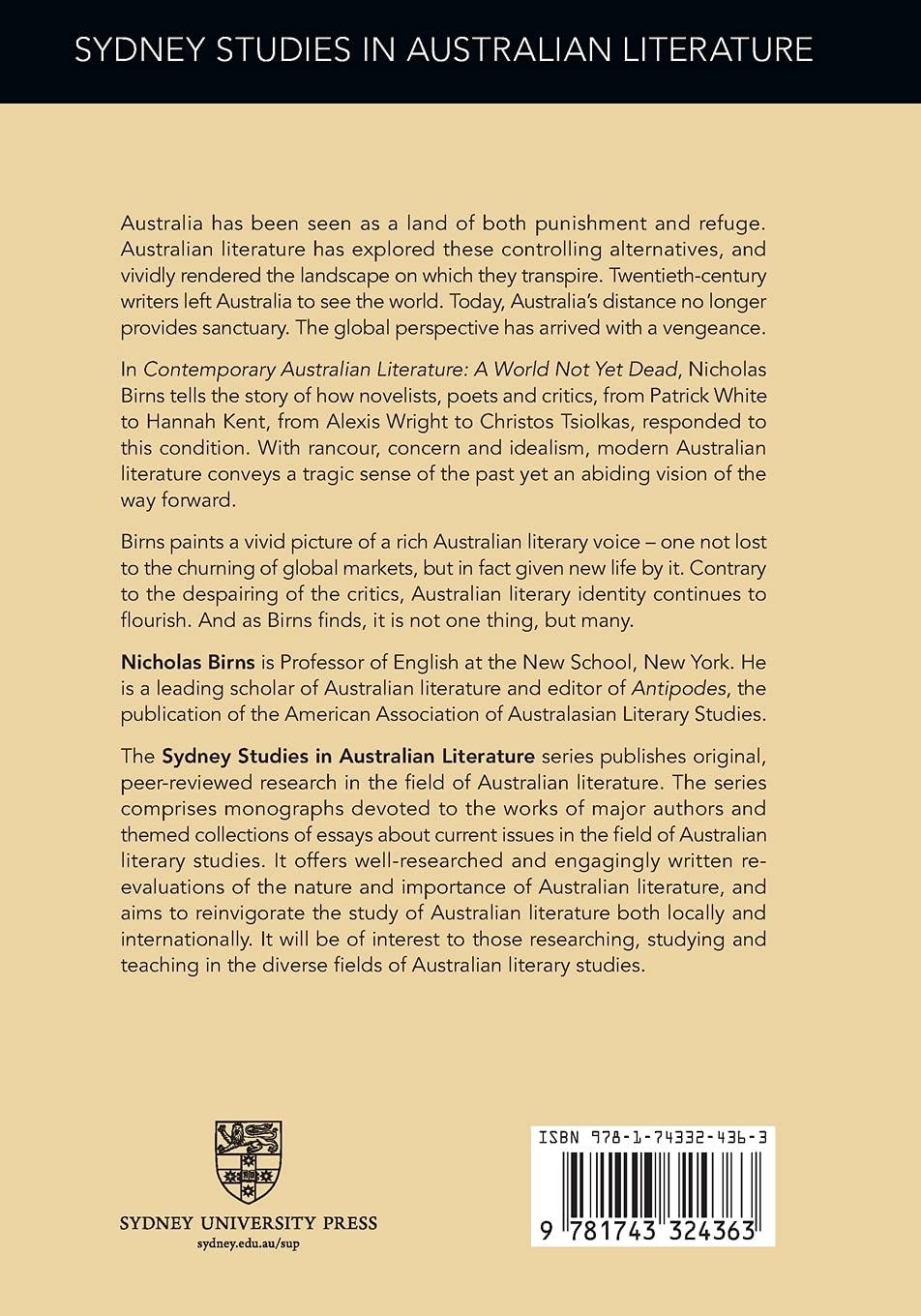 Contemporary Australian Literature: A World Not Yet Dead